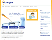 Tablet Screenshot of bioinsights.com